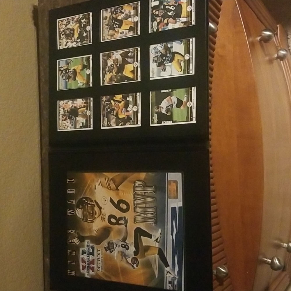 Steelers Super Bowl XL photo and card set